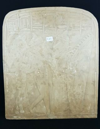 Egyptian Antiques Ushabtis Hieroglyph Relief Plaque Wall Craft 6