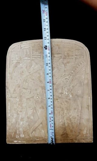 Egyptian Antiques Ushabtis Hieroglyph Relief Plaque Wall Craft 7