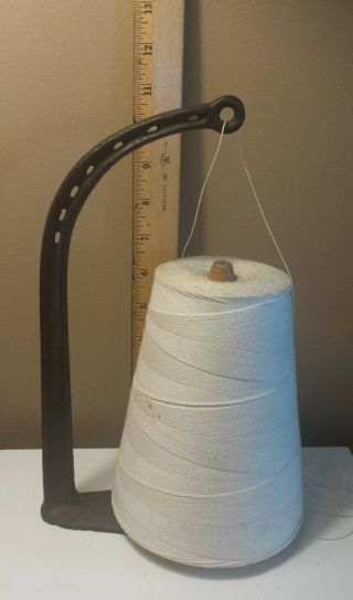 Vintage Cast Iron General Store Counter Top String Holder with String 4