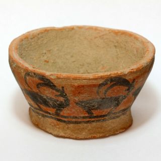 MUSEUM QUALITY INDUS VALLEY TERRACOTTA POT,  DECORATED,  CIRCA 1900 - 1000 BC 2
