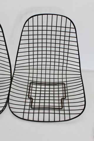 4 Eames Herman Miller Vtg Mid Century Modern DKR Wire Shell Side Eiffel Chair 5
