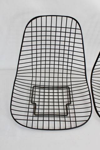 4 Eames Herman Miller Vtg Mid Century Modern DKR Wire Shell Side Eiffel Chair 8