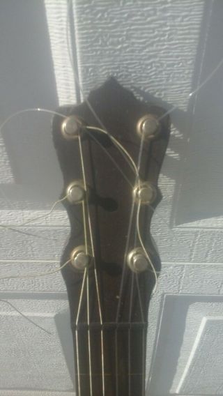 Antique 19th century Flush Fret 7 String Banjo (possibly a Buckbee) 2