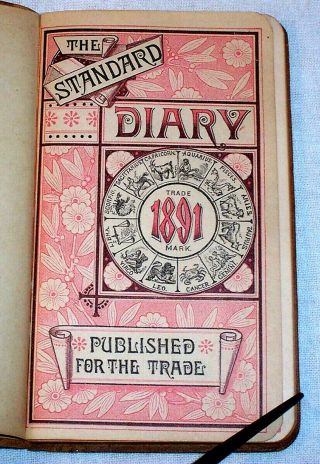 1891 Connecticut Lady ' s DIARY Slater Museum Norwich Idaho Indian Missionary etc 3