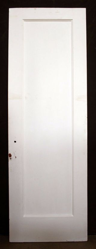 28x84x1.  75 Antique Vintage Solid Wood Wooden Chestnut Interior Door Single Panel