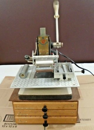 Howard Imprinting Machine - Serial 8135 Hot Foil Embosser,  Printer