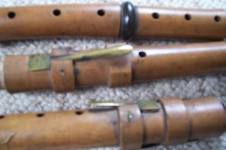 Antique 1800 Boxwood - Ebony - Brass Clarinet 10