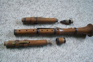 Antique 1800 Boxwood - Ebony - Brass Clarinet