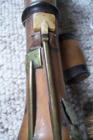 Antique 1800 Boxwood - Ebony - Brass Clarinet 4