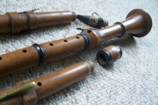 Antique 1800 Boxwood - Ebony - Brass Clarinet 5