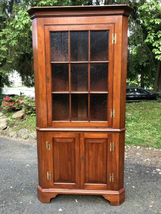 Henkel Harris Cherry Corner Cabinet 2