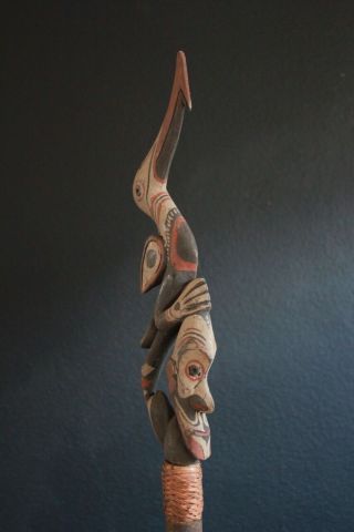 ceremonial flute from the Iatmul tribe in Guinea 2