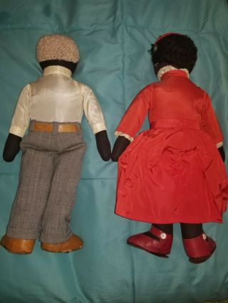 Vintage Negro Dolls - - BOY AND GIRL - AFRICANA COLLECTIBLES 2