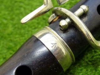 Antique MILITARY 5 KEY WOODEN FLUTE T DAWKINS / HY POTTER Apx ' 20 