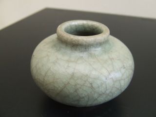 CHINESE SONG DYNASTY GE KILN CRACKLE GLAZE VASE 4