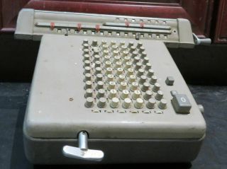 Rare Vintage Mechanical Adding Machine Monroe Calculator The Educator 2