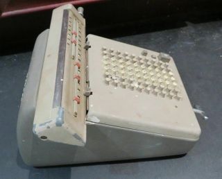 Rare Vintage Mechanical Adding Machine Monroe Calculator The Educator 5