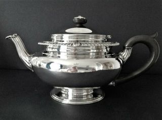 Paul Storr Antique Georgian Silver Teapot - 1822