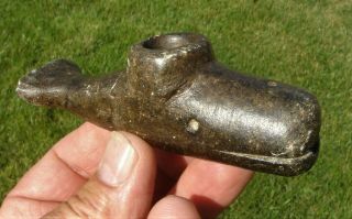Pipe: Whale - Effigy,  Catalina Island,  Southern California