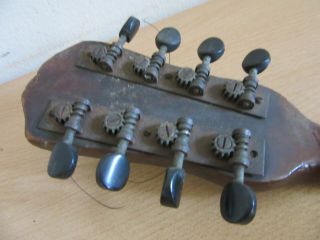 Antique Bowl back inlaid Mandolin guitar for restoration 6