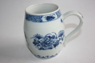 18th Century Antique Chinese Porcelain Blue And White Cup Mug