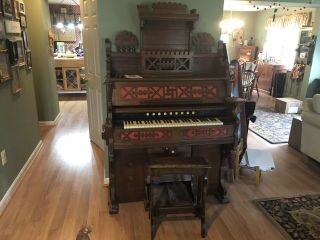 Antique Pump Organ 3