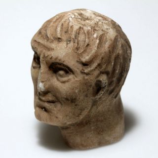 STUNNING ROMAN MARBLE MALE BUST CIRCA 100 - 300 AD 2