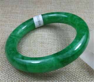 59.  8mm 100 Natural Ice Green Jadeite Jade Bracelets