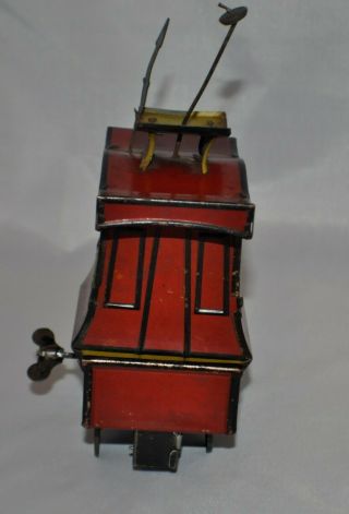 1920s TOONERVILLE TROLLEY TIN LITHOGRAPH WIND UP TOY - TIN LITHO WIND - UP TOY 10