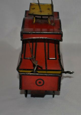1920s TOONERVILLE TROLLEY TIN LITHOGRAPH WIND UP TOY - TIN LITHO WIND - UP TOY 9