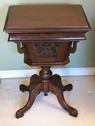 Rare Antique Sewing Table Will Not Find Another One Like This