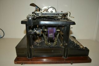 Antique 1878 Remington Standard NO.  2 Typewriter Made in York w/Lid 6