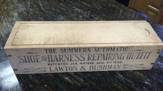 Lawton & Bushman - The Summers Automatic Shoe & Harness Repairing Outfit 1898