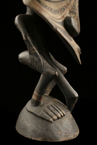 Statue d ' ancêtre,  sepik ancestor carving,  oceanic tribal art,  papua guinea 4