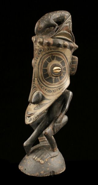 Statue d ' ancêtre,  sepik ancestor carving,  oceanic tribal art,  papua guinea 5