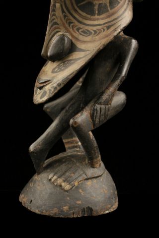 Statue d ' ancêtre,  sepik ancestor carving,  oceanic tribal art,  papua guinea 7