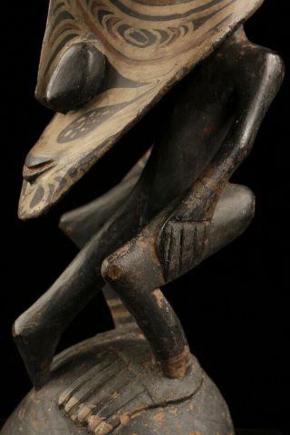 Statue d ' ancêtre,  sepik ancestor carving,  oceanic tribal art,  papua guinea 8