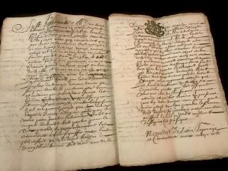 1688 Autographed Manuscript 34 PAGES 2