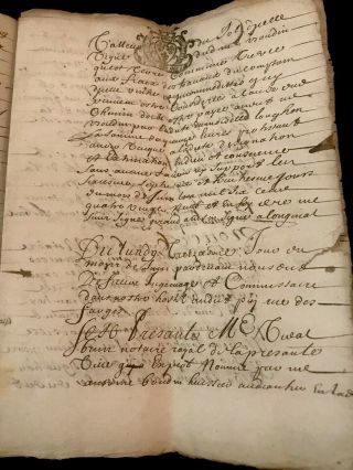 1688 Autographed Manuscript 34 PAGES 9