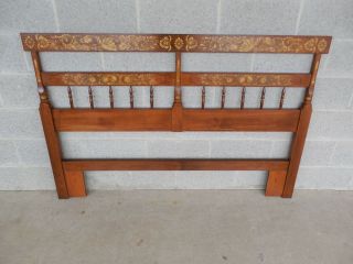 L.  Hitchcock Harvest Stenciled Queen or Full Size Headboard 5