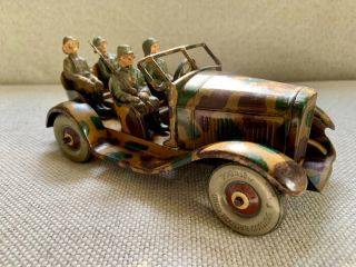 Tippco 1937 German Wehrmacht Army Service Car Rare Pre - War Cond