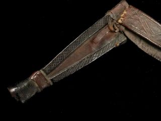 North African Tuareg / Sudanese Woman ' s Arm Band Dagger Dirk Knife 10