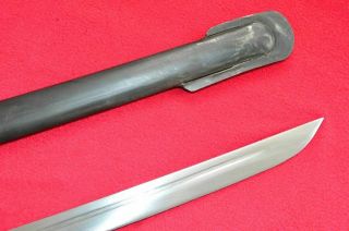WW2 Japanese Army NCO Sword Samurai Katana Signed Blade Steel Scabbard Aluminium 3