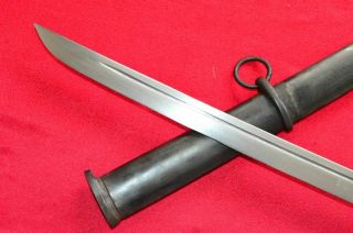 WW2 Japanese Army NCO Sword Samurai Katana Signed Blade Steel Scabbard Aluminium 5