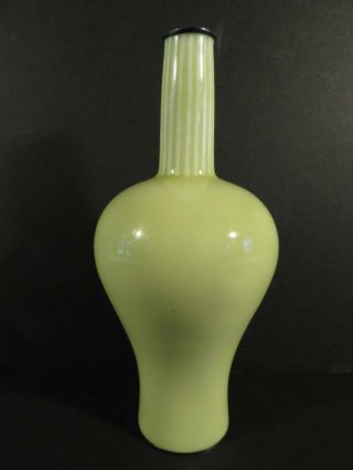 Cloisonne Vase Taisho Or Showa Period Ando Sterling Pale Yellow Wireless