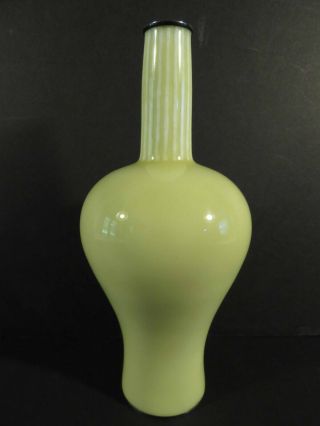 Cloisonne Vase Taisho or Showa period Ando Sterling Pale Yellow Wireless 2