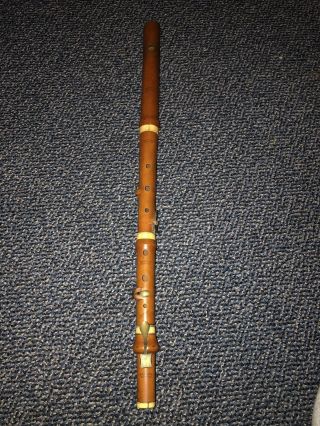 Antique Metzler Boxwood Flute 2