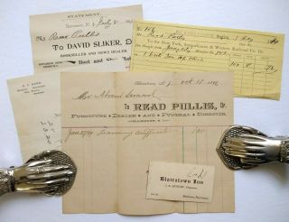 FURNITURE MAKING HANDWRITTEN LEDGER Manuscript Work Diary Blairstown NJ 1880 3