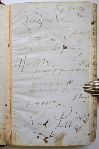 FURNITURE MAKING HANDWRITTEN LEDGER Manuscript Work Diary Blairstown NJ 1880 4