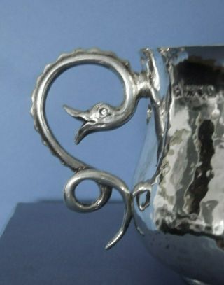 Silver Arts & Crafts Porringer London 1909 D & J Welby Rare Provenance 5